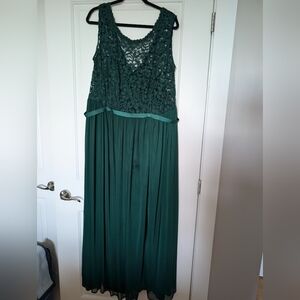 Juniper green bridesmaid dress